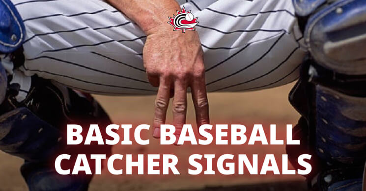 Basic baseball catcher signals